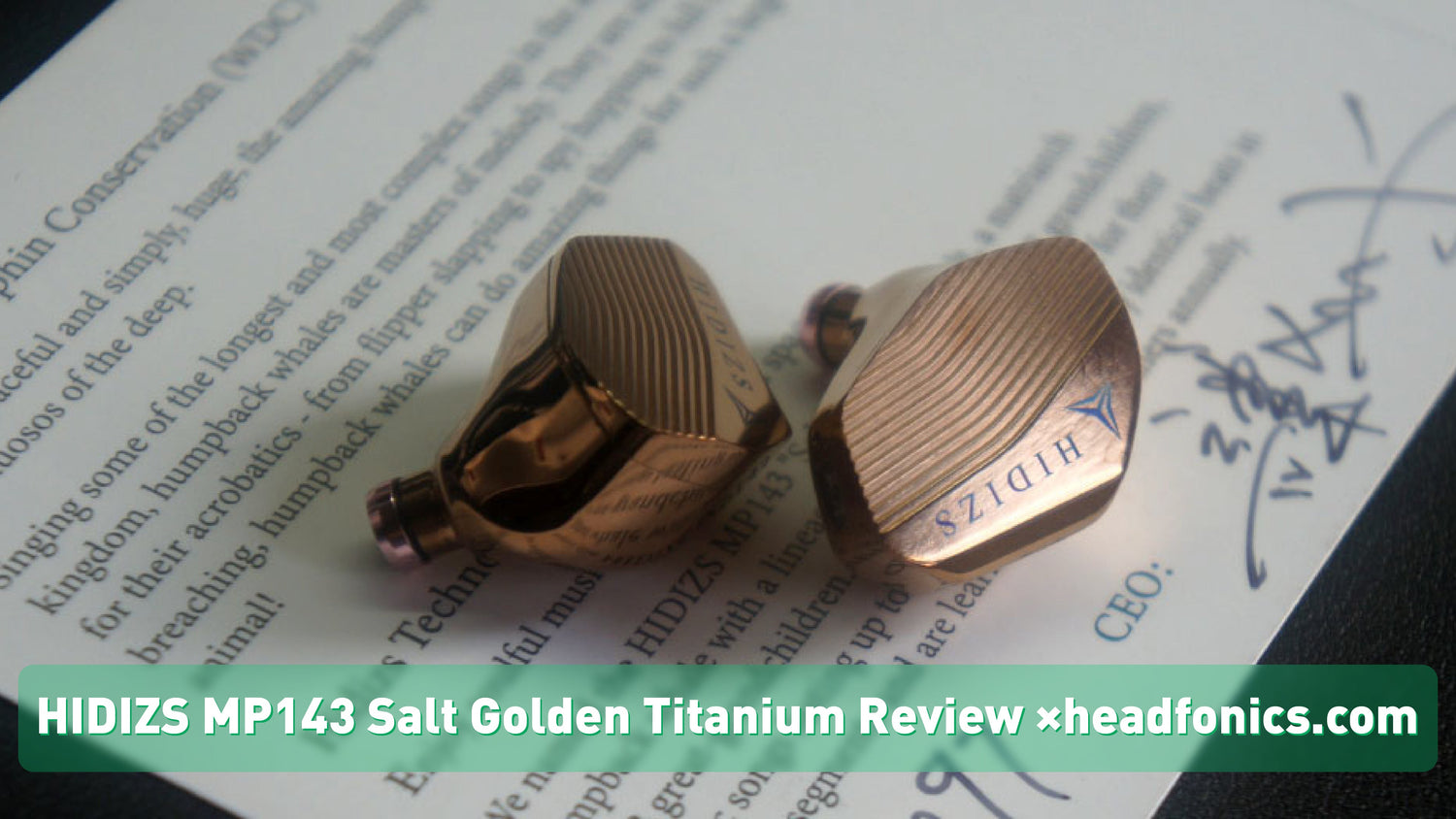 HIDIZS MP143 Salt Golden Titanium Review - headfonics.com