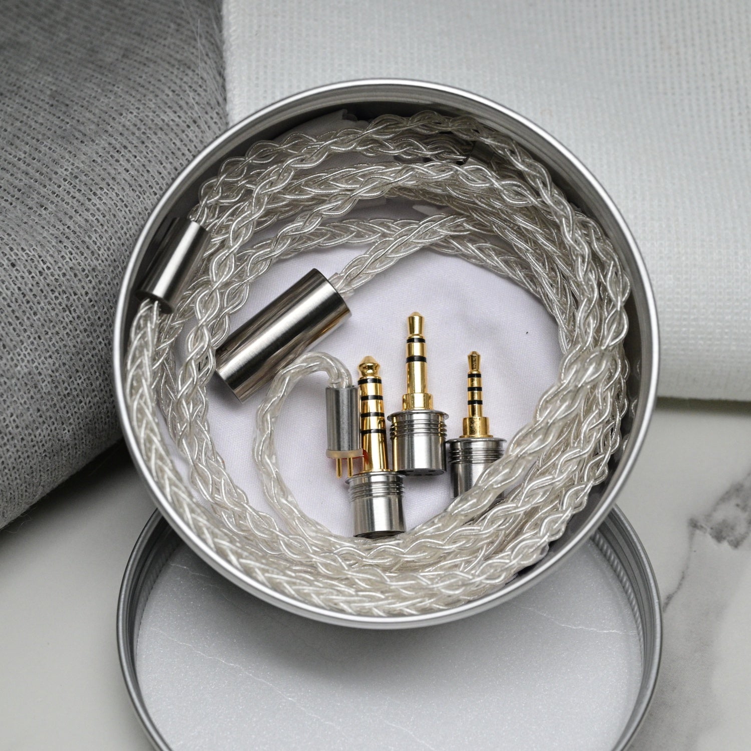 HIDIZS BL10-RC 6N Monocrystalline Silver Earphone Upgrade Cable