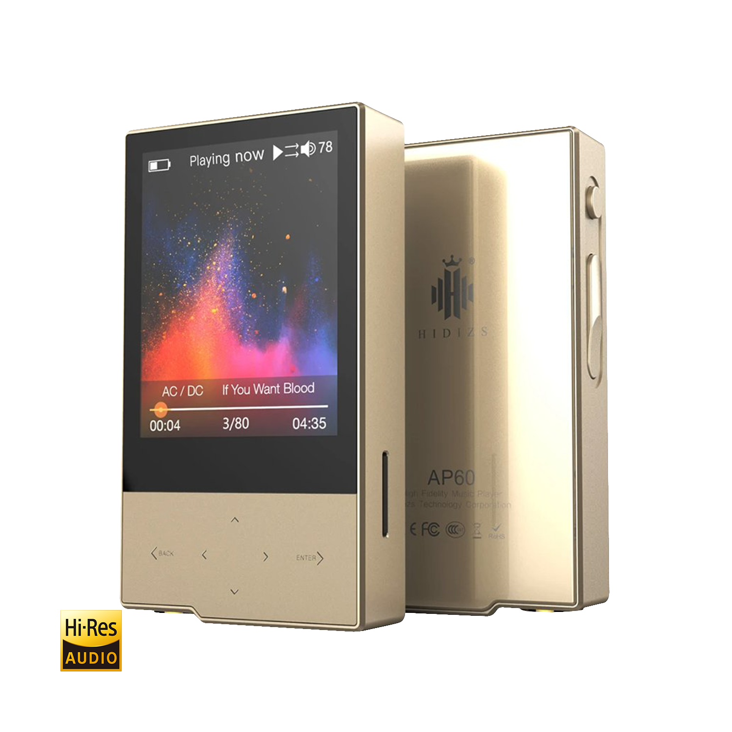 Hidizs AP60 II Portable Hi-Res Music Player