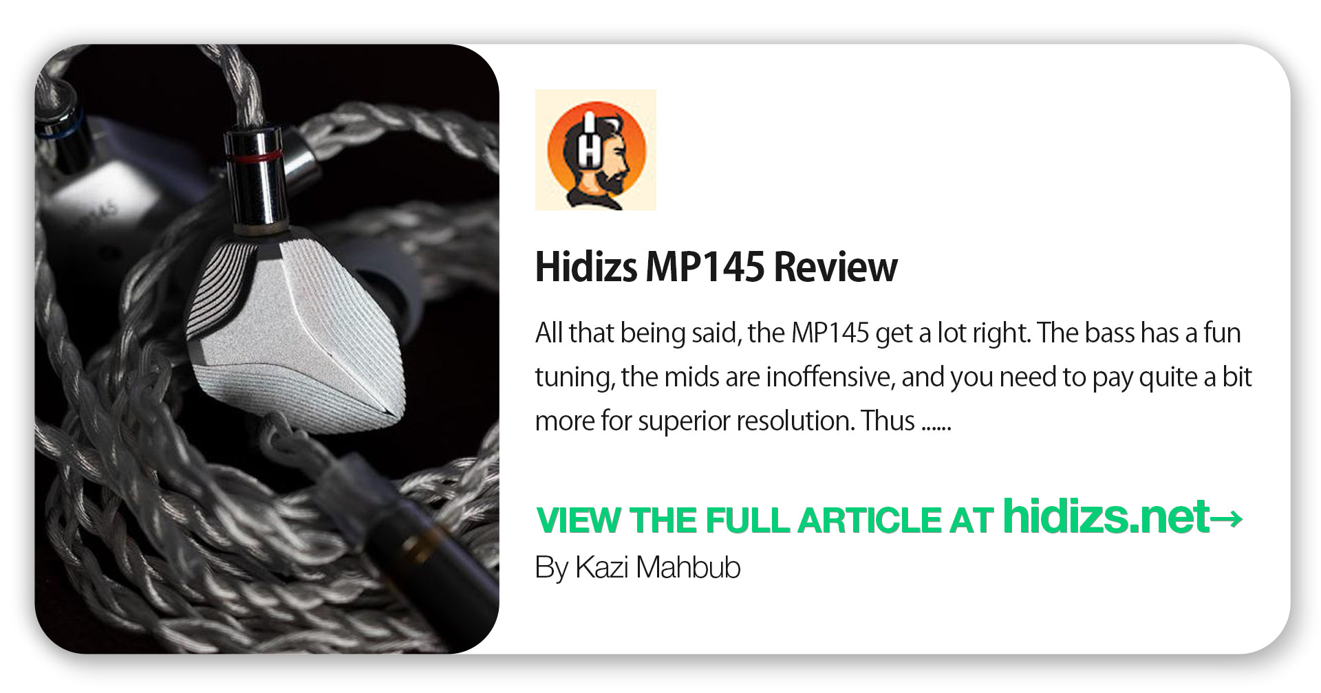 Hidizs MP145 Review - Kmmbd/Kazi Mahbub