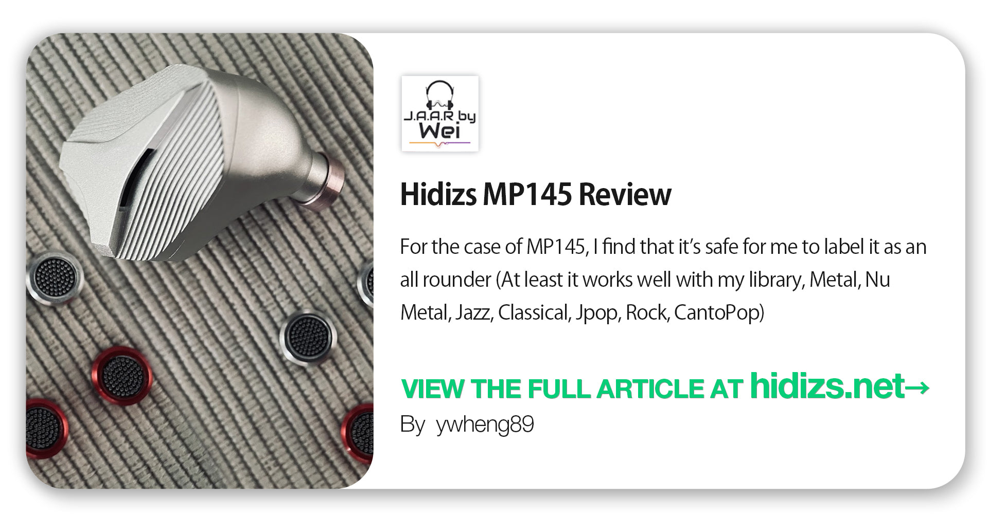 Hidizs MP145 Review - ywheng89