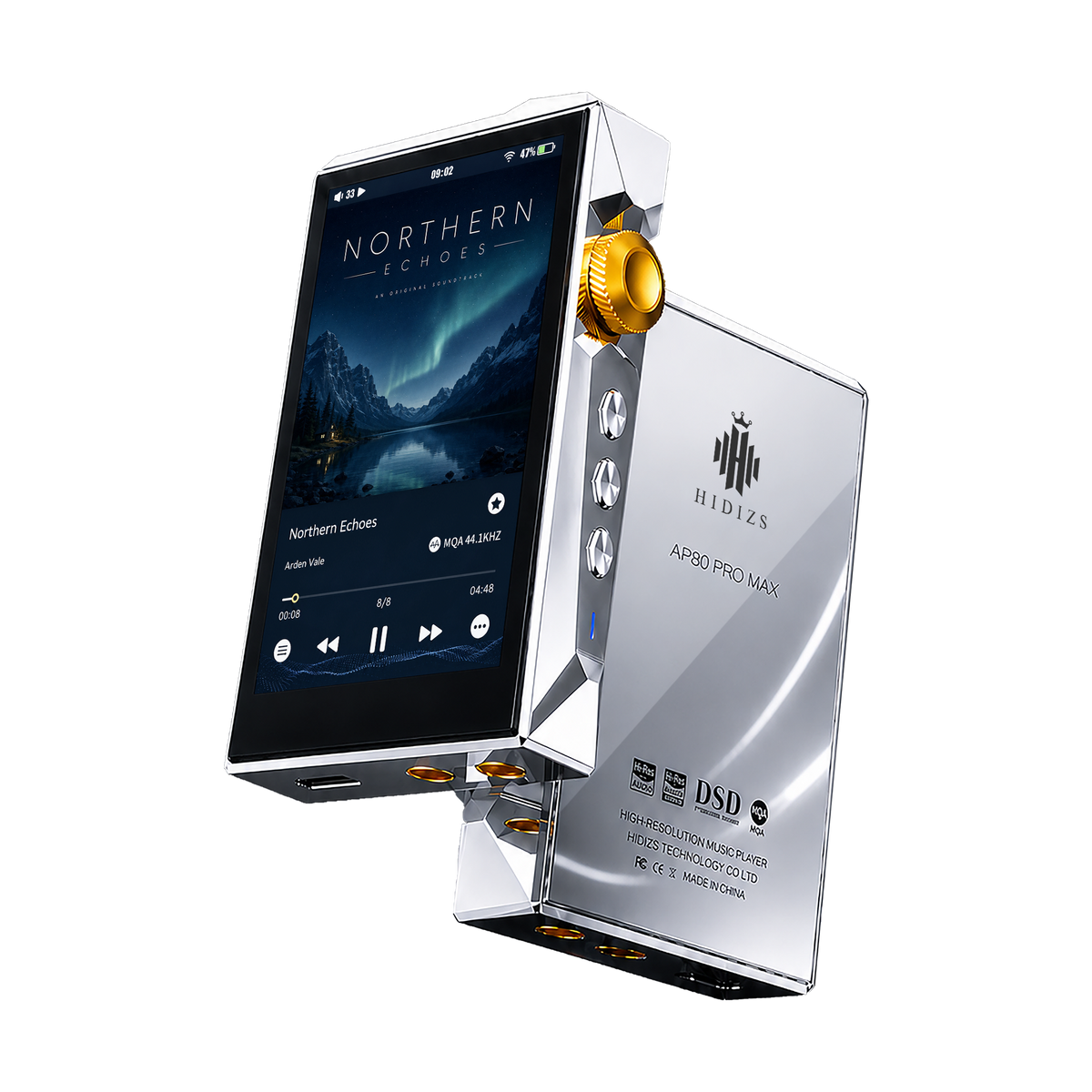 HIDIZS AP80 PRO MAX Titanium Edition All-in-One Hi-Res Streaming Music Player